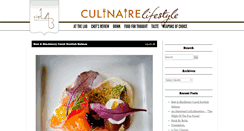 Desktop Screenshot of culinairelifestyle.com